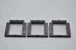 LEGO 3 x TÃ¼r Rahmen schwarz Door Frame 2x8x6 Swivel without Bottom Notches 40253