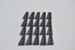 LEGO 20 x FlÃ¼gelplatte links schwarz Black Wedge Plate 4x2 Left 41770