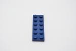 LEGO 1 x Basisplatte dunkel blau Dark Blue Basic Plate 2x6 3795 4187343