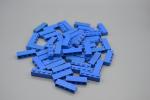 LEGO 50 x Basisstein Baustein blau Blue Basic Brick 1x4 3010