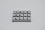 LEGO 15 x Motorblock neuhell grau newgrey vehicle air scoop Top 2x2 50943 