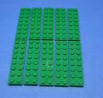 LEGO 10 x Basisplatte Bauplatte Grundplatte grÃ¼n Green Basic Plate 3034