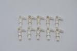 LEGO 10 x Achsverbinder Zahn weiÃŸ White Bionicle 2x3 Axle Connector Tooth 42074