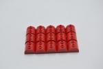 LEGO 15 x Bogenstein rot Red Slope Curved 2x2x1 Double with Two Studs 30165