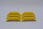 LEGO 6 x Bogenstein BrÃ¼cke Bogen gelb Yellow Slope 45 10x2x2 Double 30180 