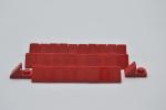 LEGO 30 x Dachstein Ausschnitt rot Red Slope 45 2x1 with 2/3 Cutout 92946