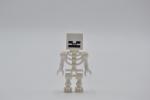 LEGO Figur Minifigur Minifigs Minecraft Skeleton with Cube Skull min011