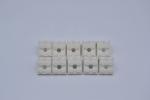 LEGO 10 x Winkelplatte weiÃŸ White Bracket 2x2 - 2x2 with 2 Holes 3956