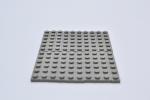 LEGO 20 x Basisplatte alt dunkelgrau Dark Gray Basic Plate 1x6 3666 4109987