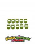 LEGO 10 x Motorhaube Keil Auto lindgrÃ¼n Lime Wedge 4x3 Cut Back 50948