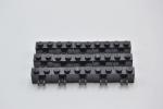 LEGO 15 x Stein schwarz Black Brick Modified 1x2 with Open O Clip Thick 30237b