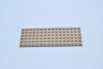 LEGO Basisplatte Bauplatte dunkelbeige Dark Tan Basic Plate 6x16 3027