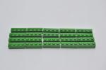 LEGO 20 x Basisstein 1x4 grÃ¼n Green Brick 1x4 3010 4112838