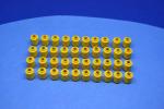 LEGO 40 x Stein rund offen gelb Yellow Brick Round 1x1 Open Stud 3062b