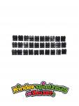 LEGO 30 x Platte Konverter schwarz Black Plate 2x2x2/3 2 Studs on Side 99206