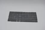 LEGO 50 x Basisplatte neues dunkelgrau Dark Bluish Gray Plate 2x2 3022 