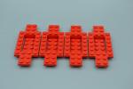 LEGO 4 x Fahrgestell rot Red Vehicle Base 4x10x2/3 4x2 Recessed Center 30029 