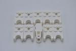 LEGO 10 x Kugelaufnahme weiÃŸ White Technic Brick 2x2 Ball Socket Wide Axle 92013