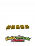 LEGO 10 x Scharnier Gelenkstein gelb Yellow Hinge Brick 1x4 Top 3830