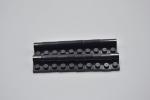 LEGO 20 x Platte m. Pin schwarz Black Plate Modified 1x2 Pin Hole on Top 11458