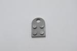 LEGO AnhÃ¤ngerplatte alt dunkelgrau Dark Gray Plate Modified 2x3 with Hole 3176