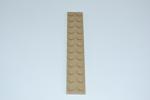 LEGO 1 x Basisplatte dunkel beige Dark Tan Basic Plate 2x12 2445 4268715