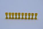 LEGO 10 x Kelch Becher Pokal gelb Yellow Utensil Goblet 2343 