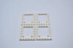 LEGO 4 x Rahmen weiÃŸ White Plate 6x8 Trap Door Frame Long Pin 92107 6054973