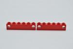 LEGO  2 x Prisma Stein rot Red Electric Train Light Prism 1x6 Holder 4170
