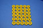 LEGO 30 x Rundplatte Achsloch gelb Yellow Plate Round 2x2 with Axle Hole 4032