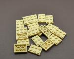 LEGO 20 x Basisplatte 2x3 beige tan basic plate 3021 30215 4118790