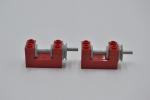 LEGO 2 x Seilwinde Trommel Rolle rot Red String Reel Winch 2x4x2 73037