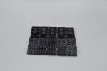 LEGO 20 x Technik Platte 1 Loch Achse schwarz Black Plate 2x2 with Pin Hole 2444