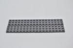 LEGO 12 x Basisplatte neues dunkelgrau Dark Bluish Gray Plate 3x3 11212
