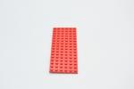 LEGO Basisplatte Grundplatte Bauplatte rot Red Basic Plate 6x16 3027