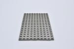 LEGO 20 x Basisplatte Bauplatte alt dunkelgrau Dark Gray Basic Plate 1x8 3460