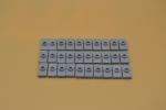 LEGO 30 x Fliese neuhell grau Light Bluish Gray Plate 1x2 without Groove 3794a