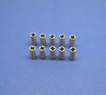 LEGO 10 x Technik Verbinder DistanzhÃ¼lsen neuhell grau technic connector 6538b