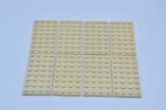 LEGO 8 x Basisplatte Bauplatte Grundplatte beige Tan Plate 4x8 3035 4191103