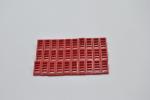 LEGO 30 x Dachstein geriffelt rot Red Slope 18 2x1x2/3 with 4 Slots 61409