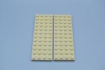 LEGO 2 x Basisplatte Bauplatte Grundplatte beige Tan Plate 4x12 3029 6093484