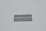 LEGO 10 x Platte Clip neuhell grau Light Bluish Gray Tile Mod. 1x1 O Clip 15712