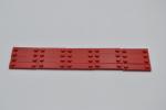 LEGO 20 x Fliese rot Red Plate Modified 1x4 with 2 Studs without Groove 92593