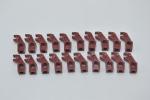 LEGO 20 x Arm Mechanik dunkelrot Dark Red Arm Mechanical Thick Support 98313