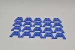 LEGO 20 x FlÃ¼gelpatte blau Blue Wedge Plate 3x4 without Stud Notches 4859 