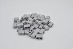 LEGO 50 x Basisstein neuhell grau Light Bluish Gray Brick 1x2 3004