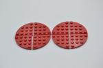 LEGO 8 x Rundplatte Viertelkreis rot Red Plate Round Corner 4x4 30565