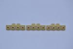 LEGO 3 x Platte Winkelplatte beige Tan Bracket 1x2 1x4 2436