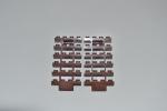 LEGO 2 x Treppe Leiter rotbraun Reddish Brown Stairs 7x4x6 Straight Open 30134