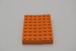 LEGO 3 x Basisstein Baustein Grundstein Orange Brick 2x8 3007